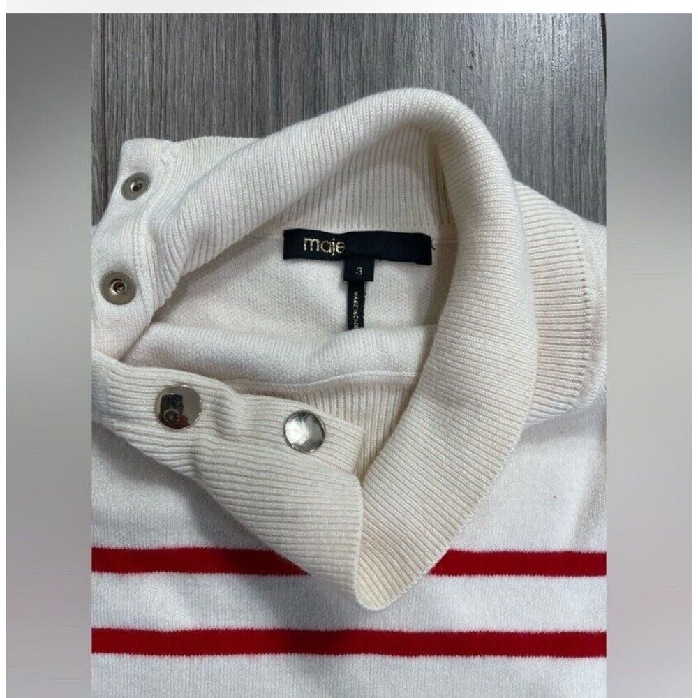 Maje Montauban Sailor Sweater Sz 3 US L - Picture 6 of 8